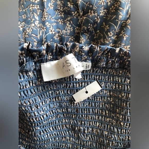 NEW Astr The Label Women’s Maxi Floral Silky Puff Sleeve Dress Size Large - Picture 14 of 16